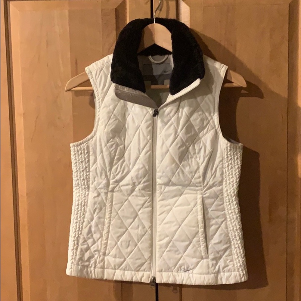Nike Vest with Faux Fur collar